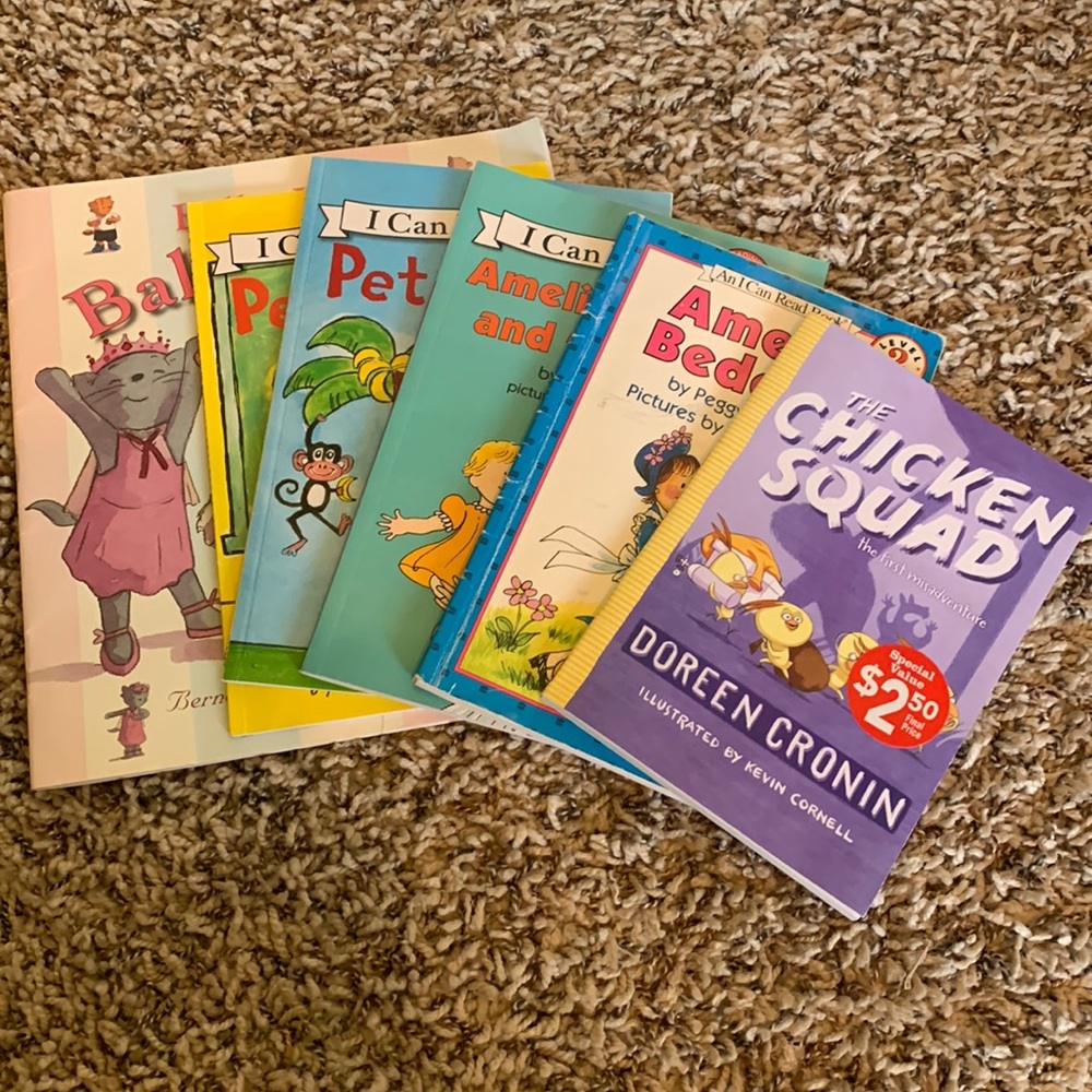 Set of 6 kids books